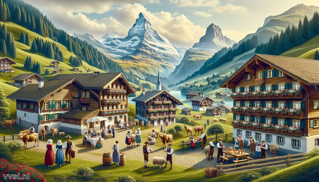 Behoud van lokale dialecten en folklore   - Typisch Zwitserland » Zwitserse tradities en landschappen