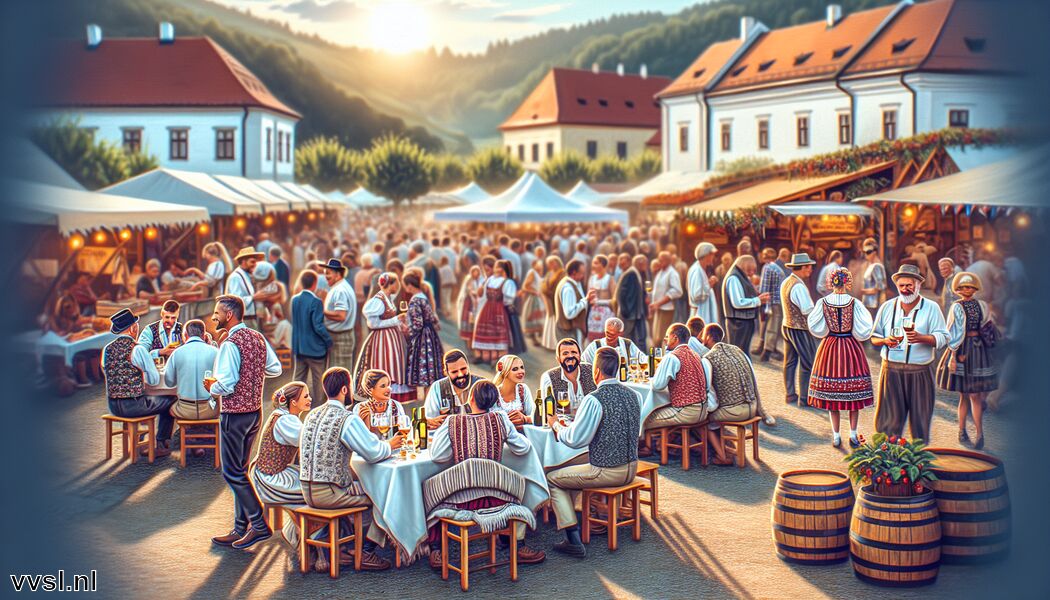 Zomerse wijnfestivals in Moravië - Typisch Tsjechië » De unieke Tsjechische gebruiken