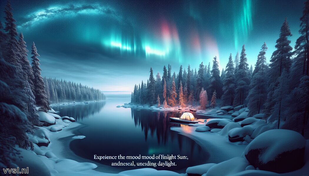 Breathtaking middernachtzon en poollicht - Typisch Finland » Fins design en natuur bewonderen