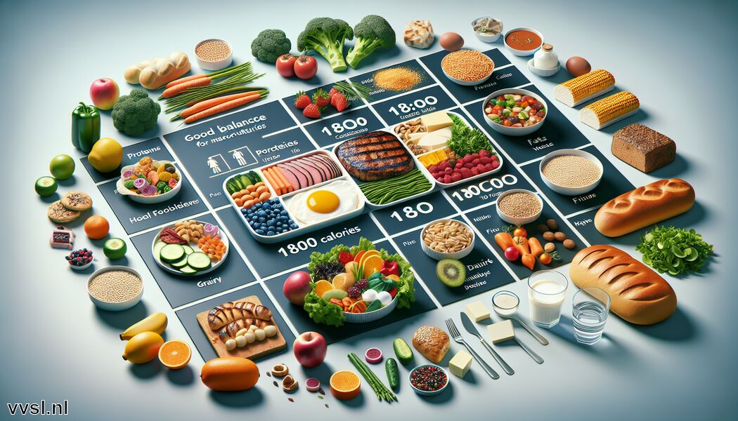 Plan maaltijden voor een betere structuur - 1800 calorieën » Meer Basen met 1800 Calorieën