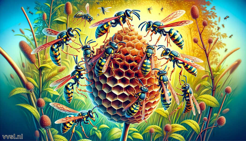 Verscheidenheid aan taken onderling verdeeld   - Krachtdier Wesp » Wesp » De kracht van teamwork in de natuur  
