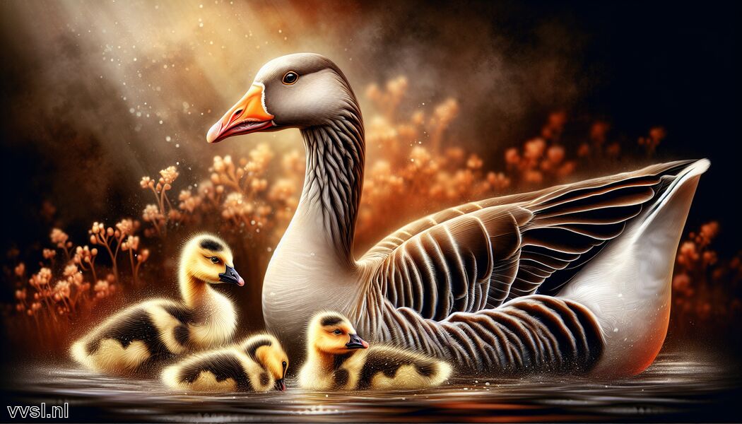 Voeden van en zorgen voor jongen - Krachtdier Gans » Gans » De krachtige beschermers van hun omgeving