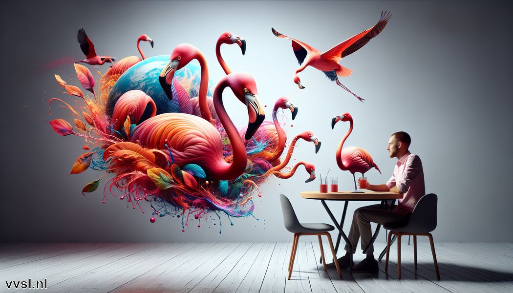 Psychologische voordelen van groepsleven onderzocht   - Krachtdier Flamingo » Flamingo en de sterke sociale aard  