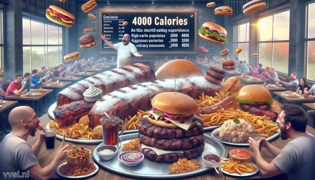 4000 calorieën » Extreme Etenservaringen tot 4000 Calorieën