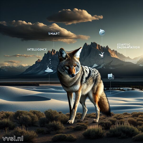Droom je van een Coyote » De Slimme Jager van de Prairie