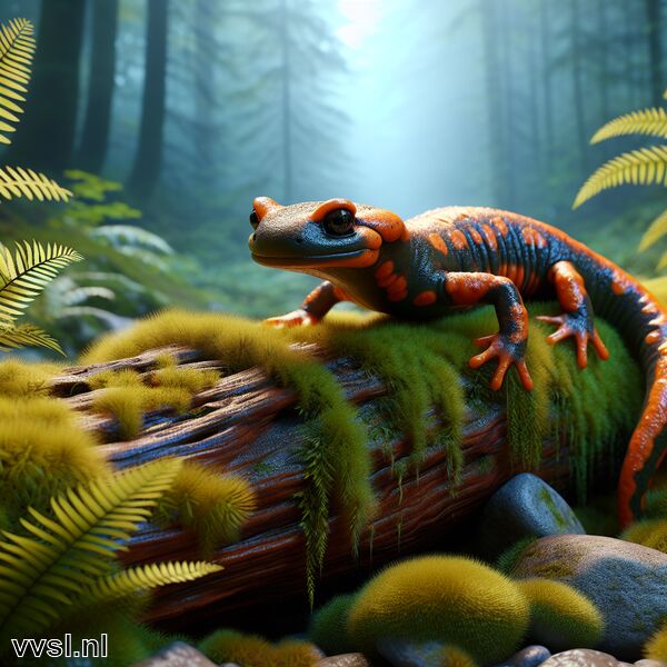 Droom je van een Salamander » De Kleurige Bewoner van het Land