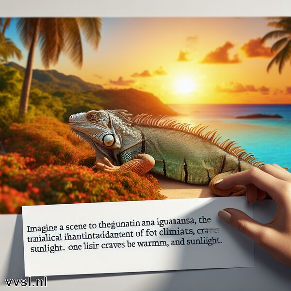 Droom je van een Leguaan » De Relaxte Bewoner van de Hitte