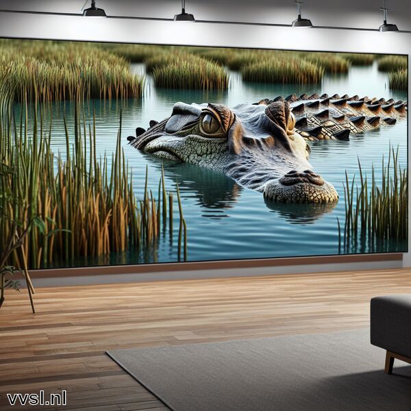 Droom je van een Krokodil » De Slimme Jager van de Moerassen