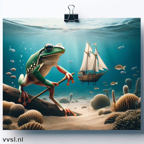 Droom je van een Kikker » De Speelse Verkenner van het Water
