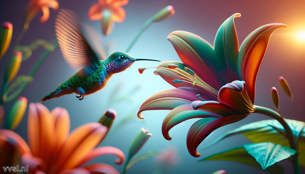 Snelste vogel ter wereld in vlucht - Droom je van een Kolibrie » De Kleine Wonder van de Bloemen