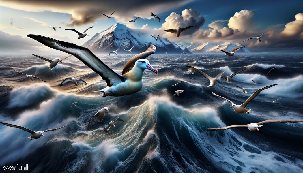 Broedt op verre, onbewoonde eilanden   - Droom je van een Albatros » De Grootste Vlieger van de Zee