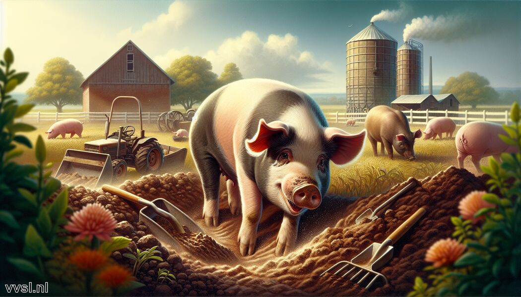 Ze houden van graven en spelen   - Droom je van een Varken » De Gelukkige Bewoner van de Boerderij