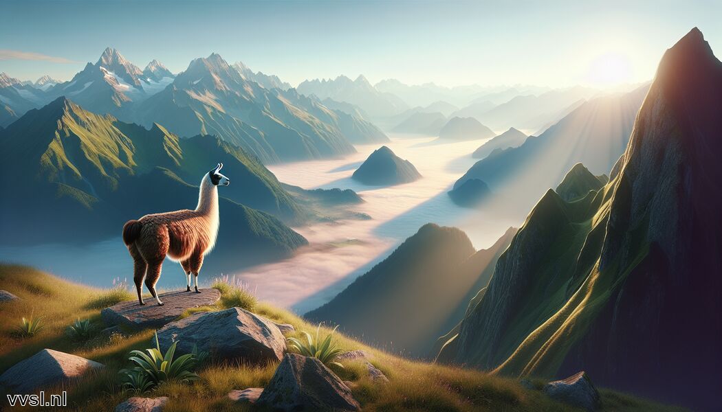 Verken prachtige berglandschappen   - Droom je van een Lama » De Rustige Waker van de Bergen