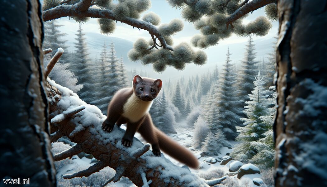 Ze zijn behendig en snel in de bomen - Droom je van een Marter » De Slimme Jager van de Bossen