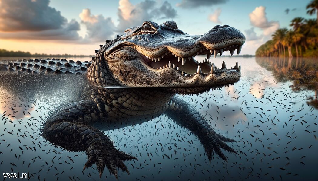 Groeien tot indrukwekkende afmetingen en gewicht - Droom je van een Alligator » De Krachtige Heerser van de Meren