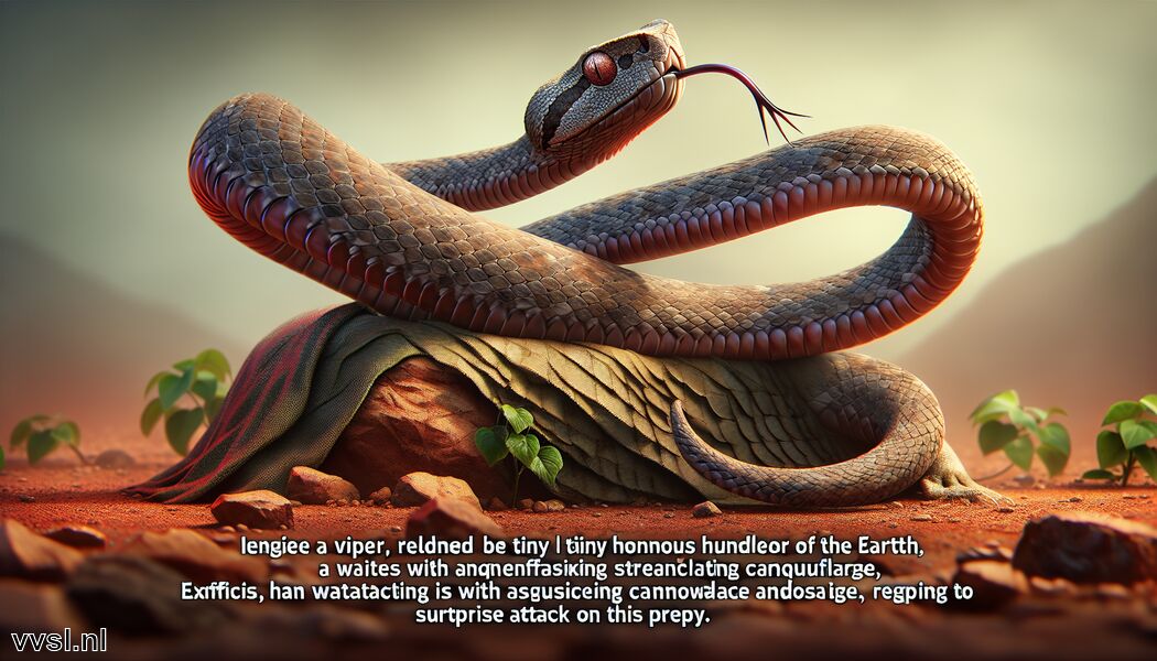 Jachtstrategieën met verrassende stealth-aanvallen - Droom je van een Adder » De Gifkleine Jager van de Aarde