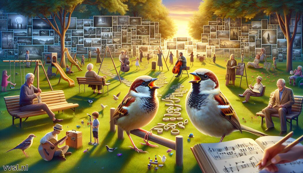 Inspirerende verhalen en muziek   - Droom je van een Mus » De Vrolijke Zang van het Park