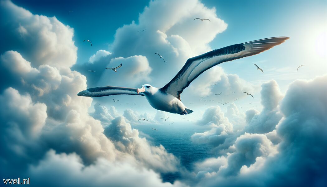 Symboliseert vrijheid en avontuur in de lucht   - Droom je van een Albatros » De Grootste Vlieger van de Zee