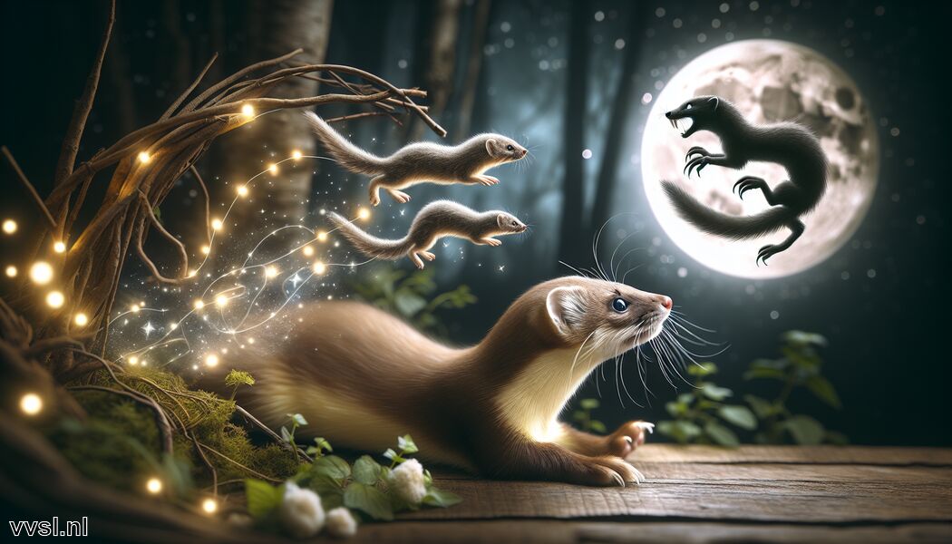 Slimme en sluwe jachttechnieken   - Droom je van een Wezel » De Scherpe Jager van de Nacht