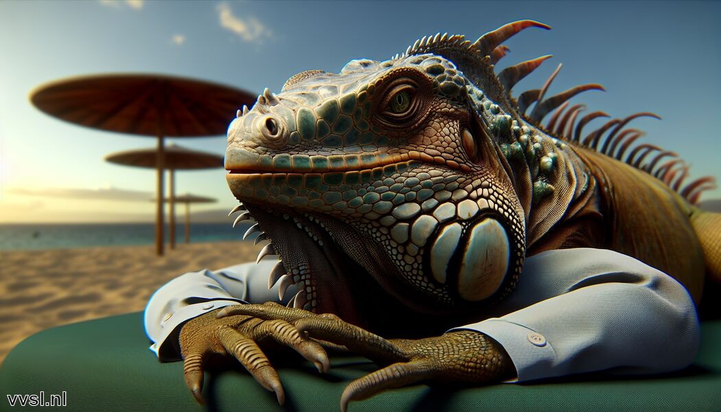Ze kunnen sociaal gedrag vertonen   - Droom je van een Leguaan » De Relaxte Bewoner van de Hitte