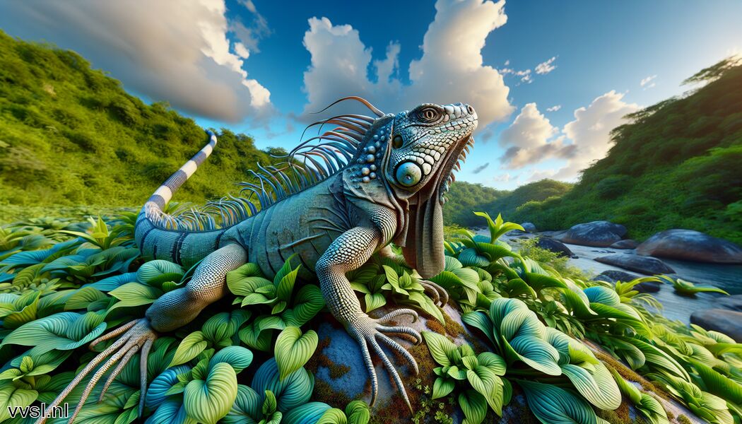 Hun bewegingen zijn elegant en sierlijk   - Droom je van een Iguana » De Unieke Schoonheid van de Natuur