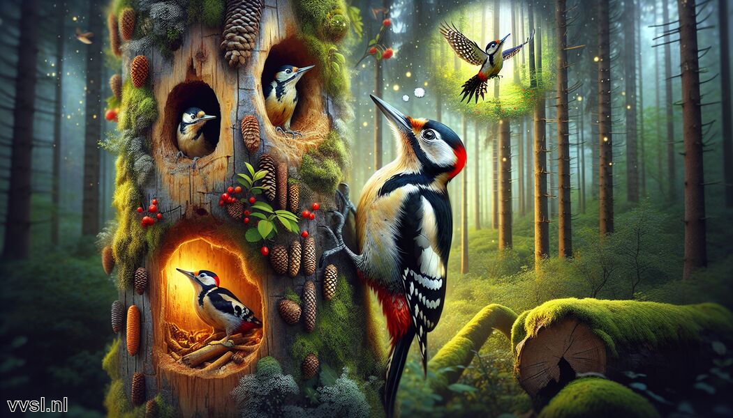 Droom je van een Specht » De Houtspecialist van het Bos