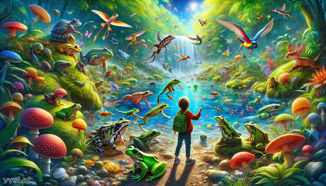 Droom je van een Kikker » De Speelse Verkenner van het Water