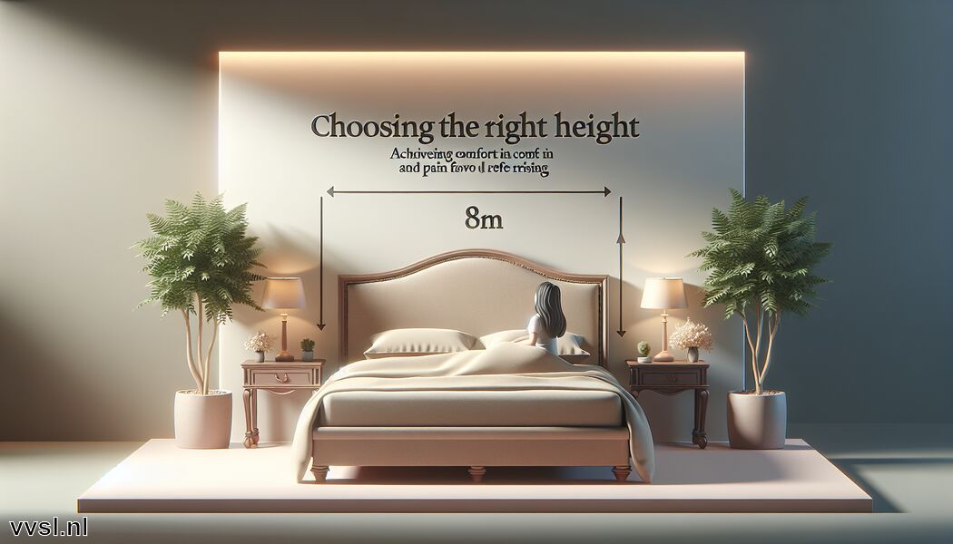Let op bedframe hoogte   - Zo Kies je de Beste Hoogte voor je Bed: Slaapcomfort en Opstaan Zonder Pijn