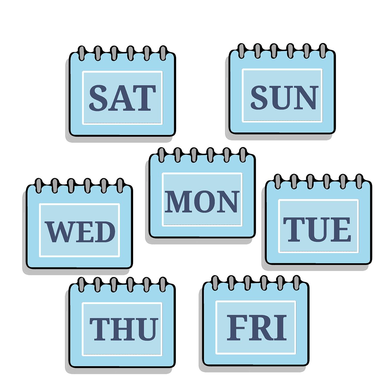 time management, week, calendar, days, saturday, sunday, monday, tuesday, wednesday, thursday, friday, week, week, week, week, week, saturday, sunday, sunday, monday, monday